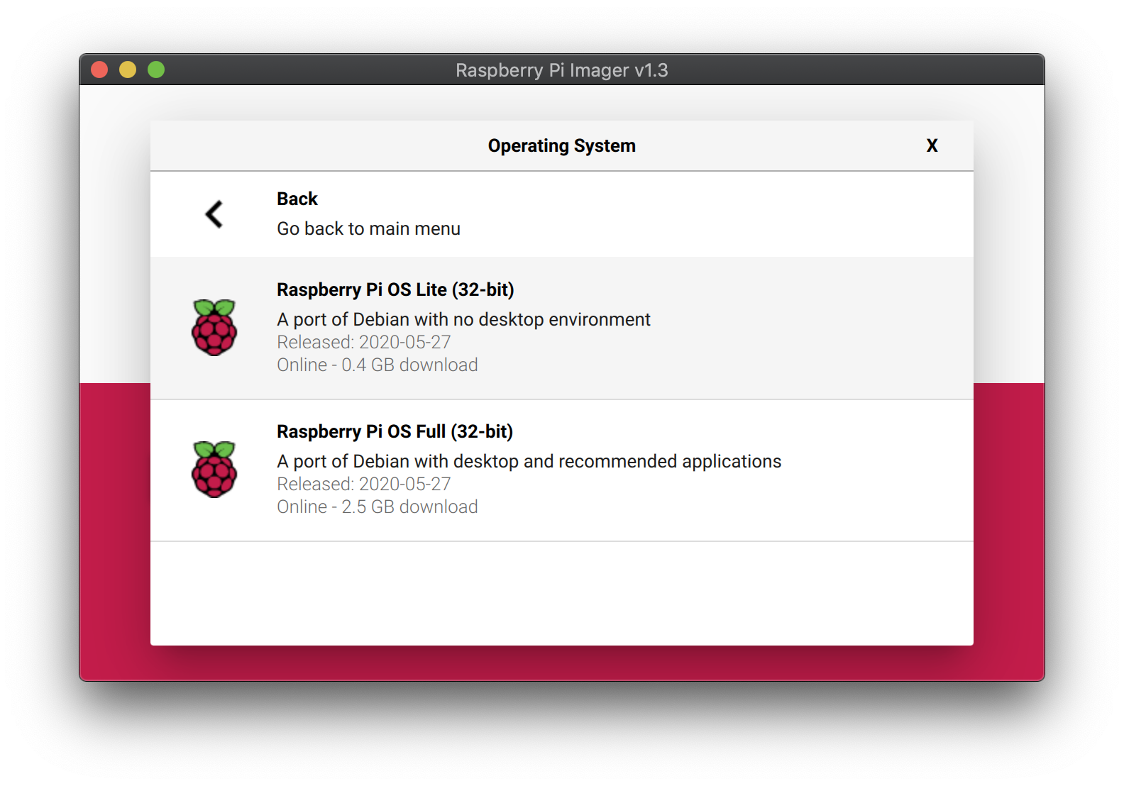 Raspberry Pi Lite OS installation