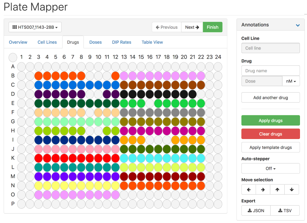 Thunor Web's Plate Mapper